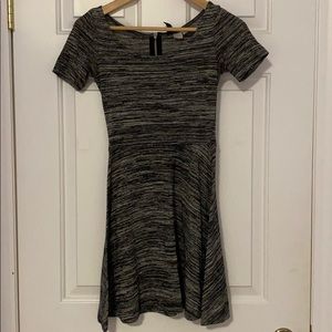 H&M black and grey dress